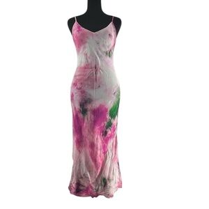 Aritzia Wilfred Christine slip dress Soft Pink Green fairy festival sexy sz sm